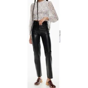 Wilfred The Melina Pant High-waisted Vegan Leather